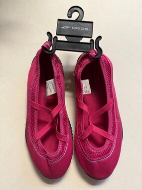 Oxide Kids' Pink Water Shoes with Cross-Strap Fit